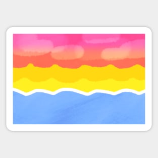 Pan Pride Flag Sticker